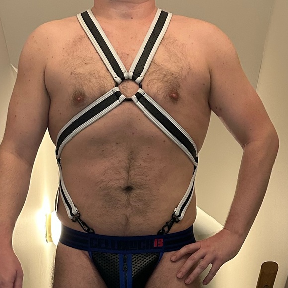 cellblock 13 Other - Cellblock13 Black and White Bc Men's Harness
